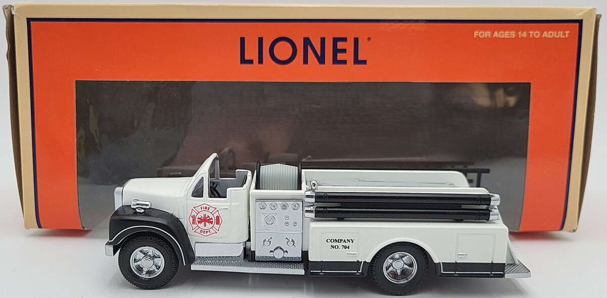 Lionel 2230080 O RTR White Fire Truck LN/Box