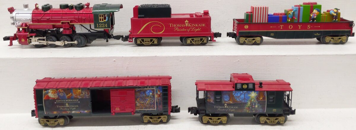 Lionel 1823040 Thomas Kinkade Christmas LionChief O Gauge Train Set w/ Bluetooth EX/Box
