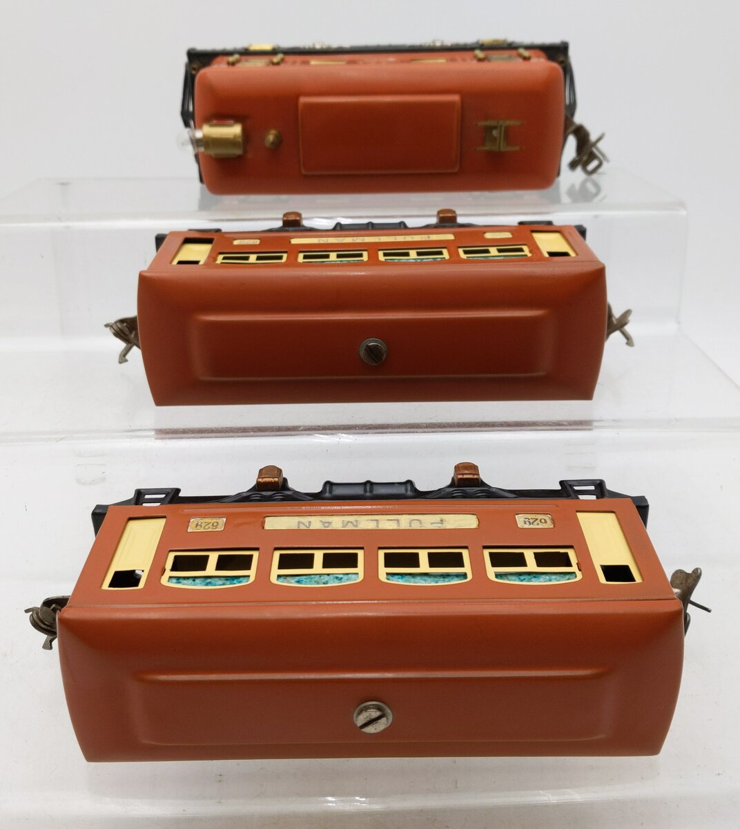 Lionel 292 Vintage O Prewar Electric Passenger Set: 248, 629, 630 Custom Painted