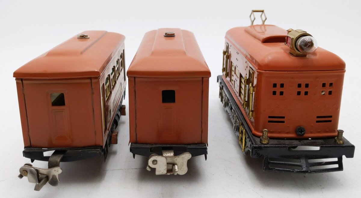 Lionel 292 Vintage O Prewar Electric Passenger Set: 248, 629, 630 Custom Painted