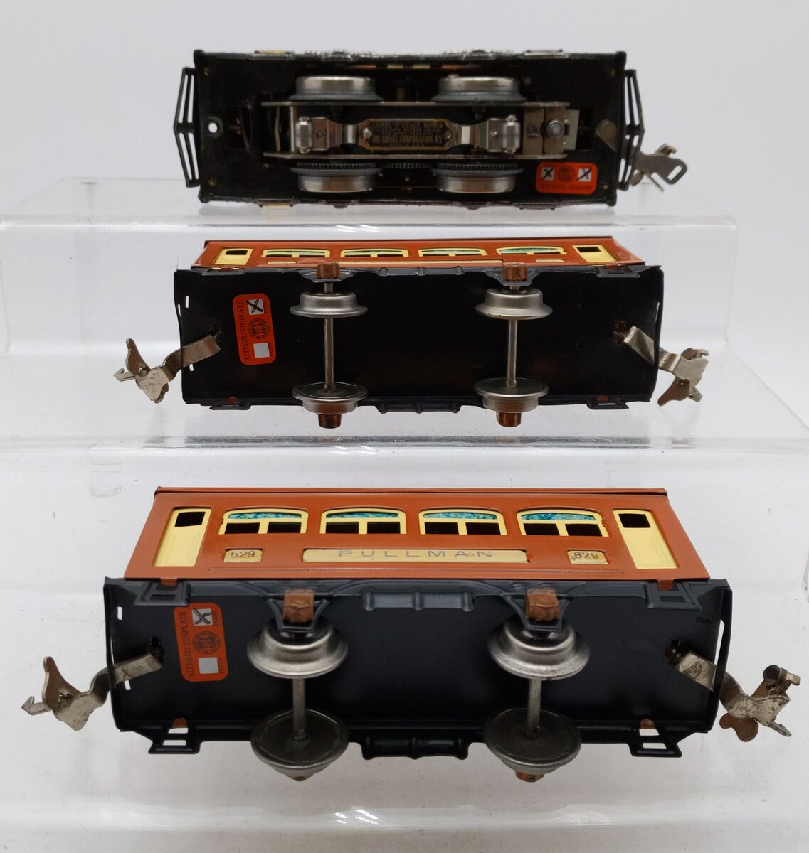 Lionel 292 Vintage O Prewar Electric Passenger Set: 248, 629, 630 Custom Painted