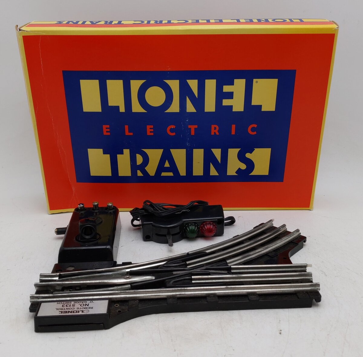 Lionel 6-5133 O Left Hand Remote Control Switch Turnout EX/Box