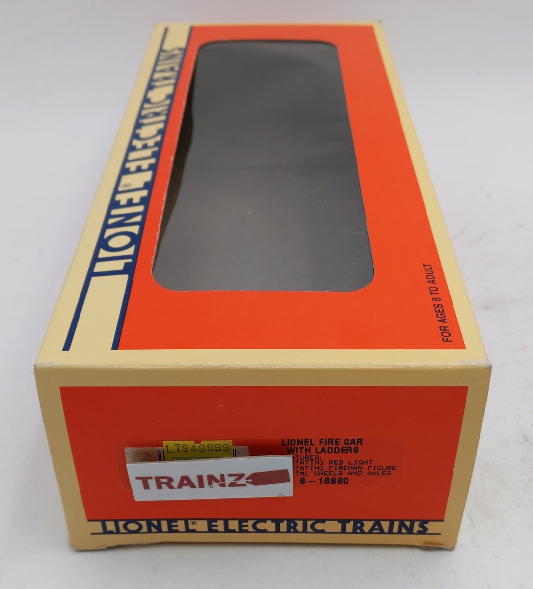Lionel 6-16660 O Gauge Lionel Operating Fire Car With Ladders (Yellow) EX/Box