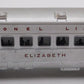 Lionel 2435 Vintage O Lionel Lines Illuminated Elizabeth Passenger Car/Box