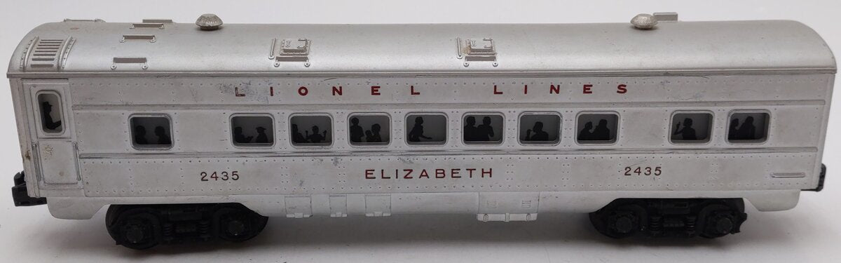 Lionel 2435 Vintage O Lionel Lines Illuminated Elizabeth Passenger Car/Box