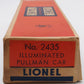 Lionel 2435 Vintage O Lionel Lines Illuminated Elizabeth Passenger Car/Box