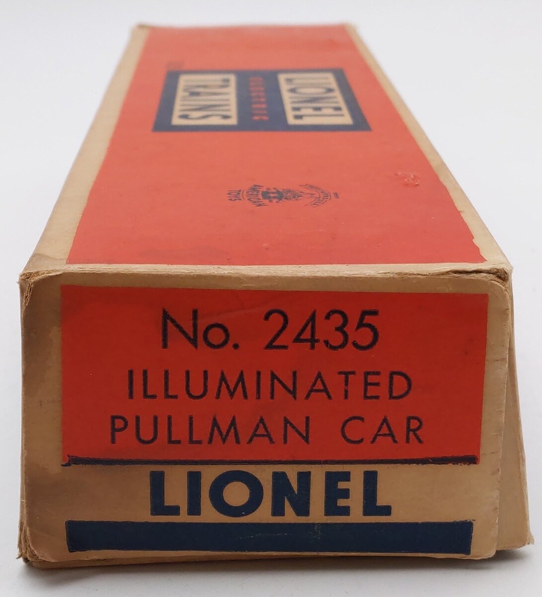 Lionel 2435 Vintage O Lionel Lines Illuminated Elizabeth Passenger Car/Box