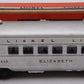 Lionel 2435 Vintage O Lionel Lines Illuminated Elizabeth Passenger Car/Box