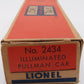 Lionel 2434 Vintage O Lionel Lines Illuminated Newark Passenger Car/Box