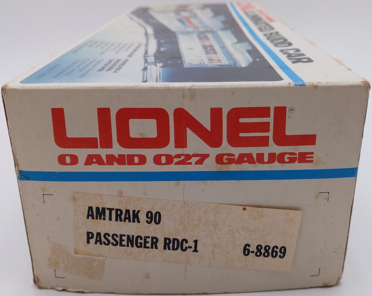 Lionel 6-8869 O Gauge Amtrak Non-Powered Budd RDC Passenger Car #8869 VG/Box