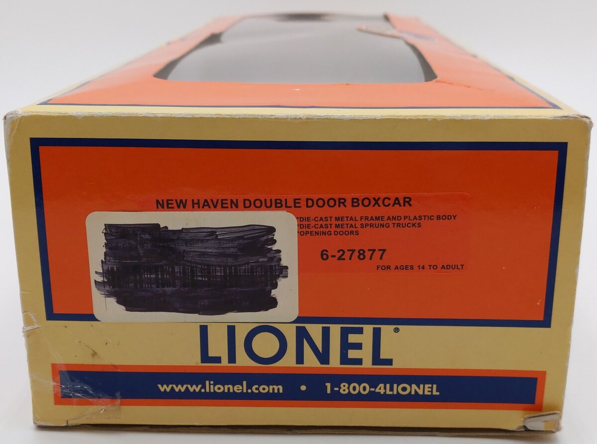 Lionel 6-27877 O Gauge New Haven Double-Door Boxcar #40510 EX/Box