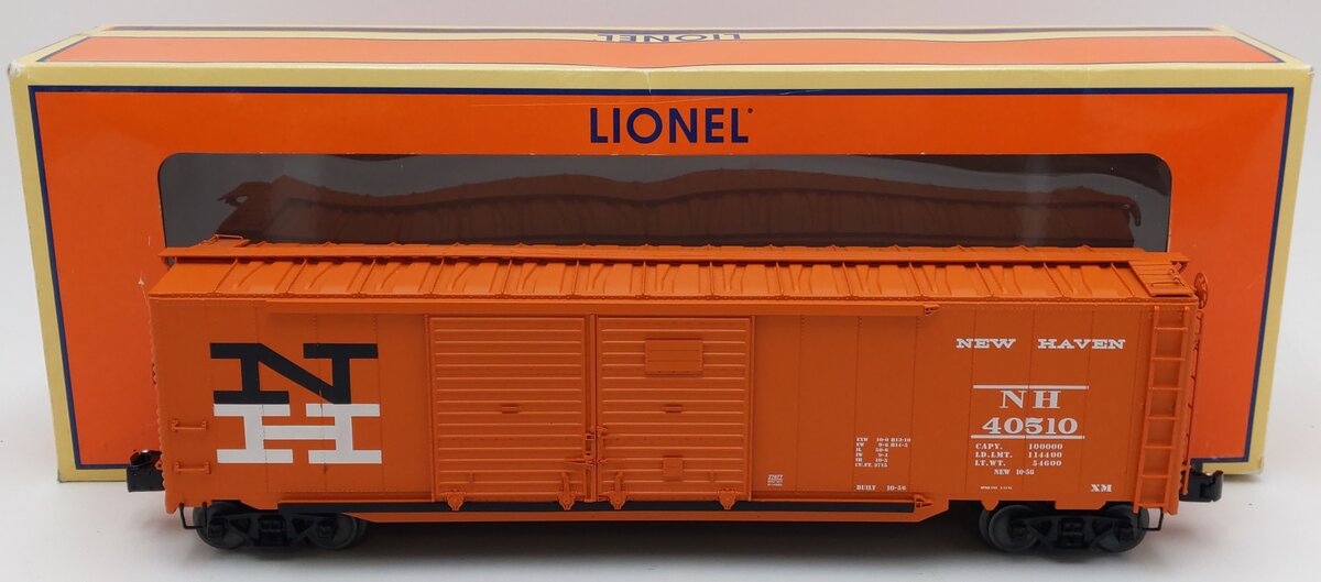 Lionel 6-27877 O Gauge New Haven Double-Door Boxcar #40510 EX/Box