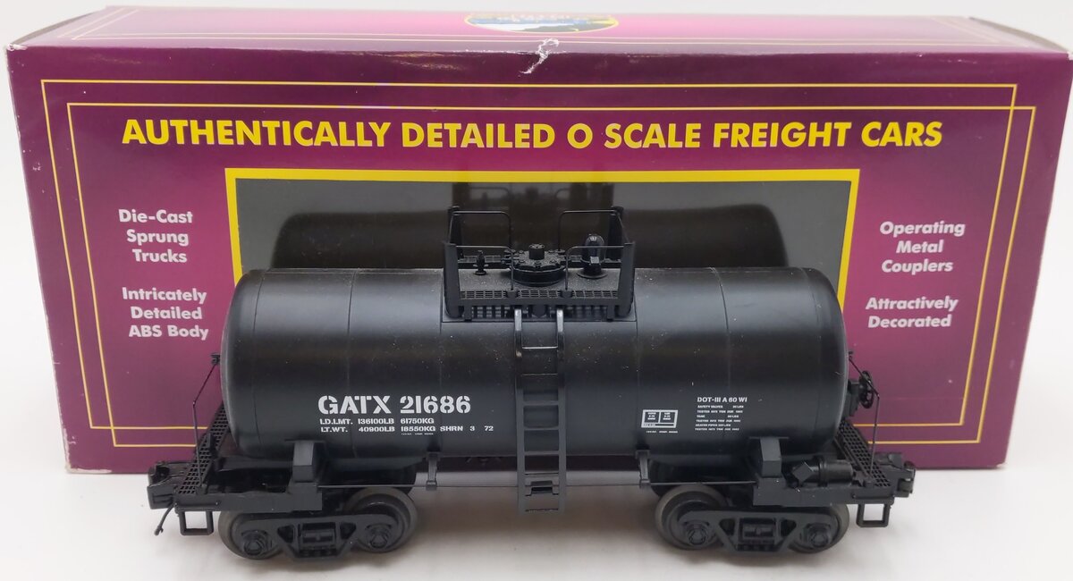 MTH 20-96240 O Gauge GATX 8K Gallon Tank Car #21680 EX/Box