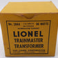 Lionel 1044 Vintage O 90 Watt Transformer w/Whistle Control VG/Box