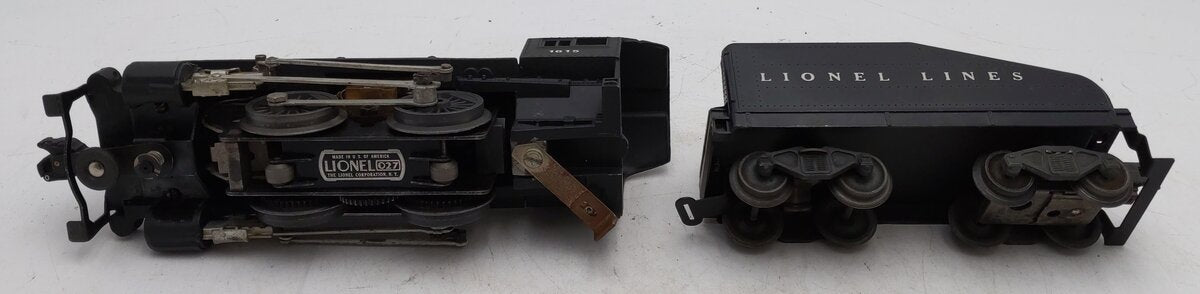 Lionel 1615 Vintage O 0-4-0 Die-Cast Steam Switcher Locomotive & Tender VG