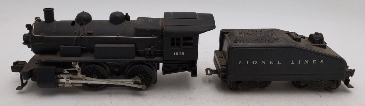 Lionel 1615 Vintage O 0-4-0 Die-Cast Steam Switcher Locomotive & Tender VG