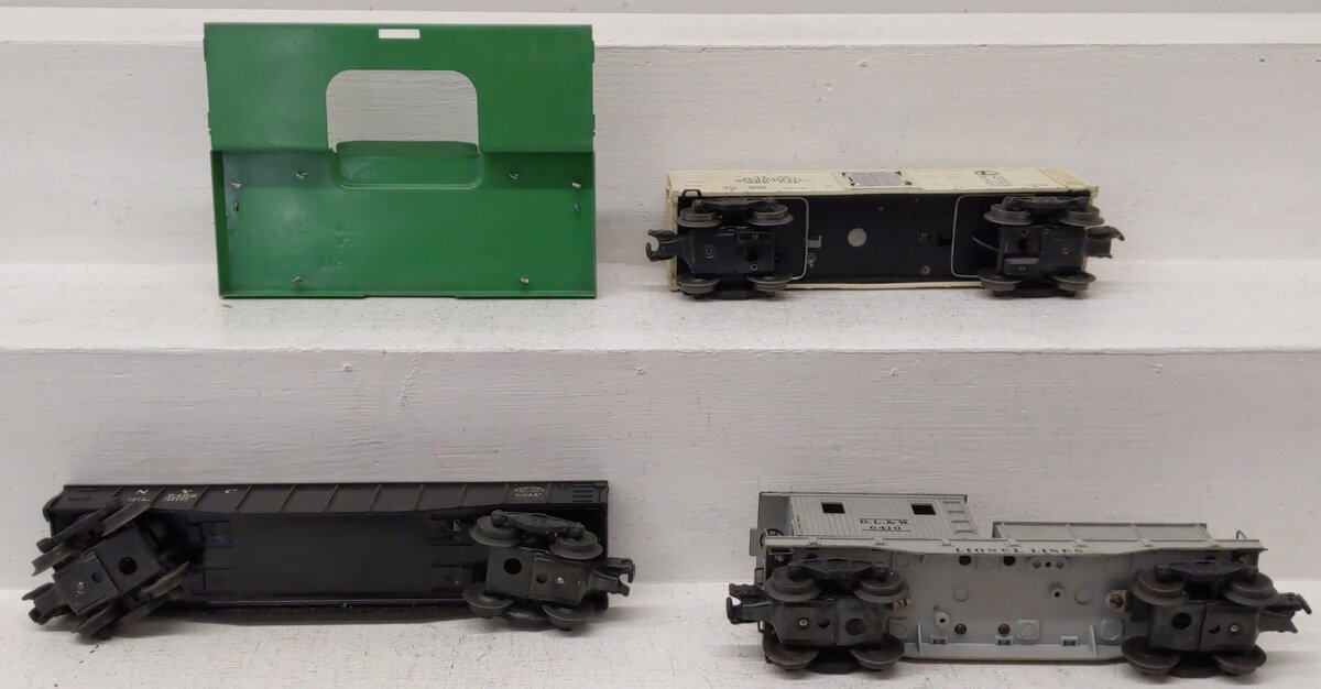 Lionel Vintage O Gauge 6419 & 6462 Freight Cars & Operating Milk Car [3] VG/Box