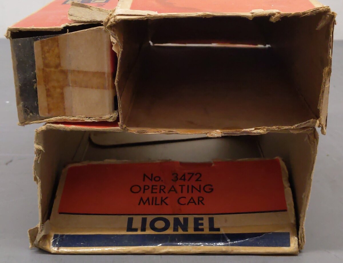 Lionel Vintage O Gauge 6419 & 6462 Freight Cars & Operating Milk Car [3] VG/Box