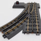 MTH 40-1004 O 31 RealTrax Nickel Silver Right Hand Remote Switch Turnout EX/Box