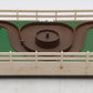 Lionel 3356 Vintage O Santa Fe Operating Horse Car & Platform VG/Box