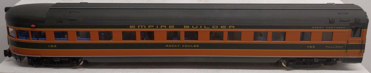 USA Trains R31060 GN "Empire Builder" Aluminum Observation Car Lighted