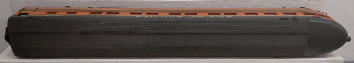 USA Trains R31060 GN "Empire Builder" Aluminum Observation Car Lighted
