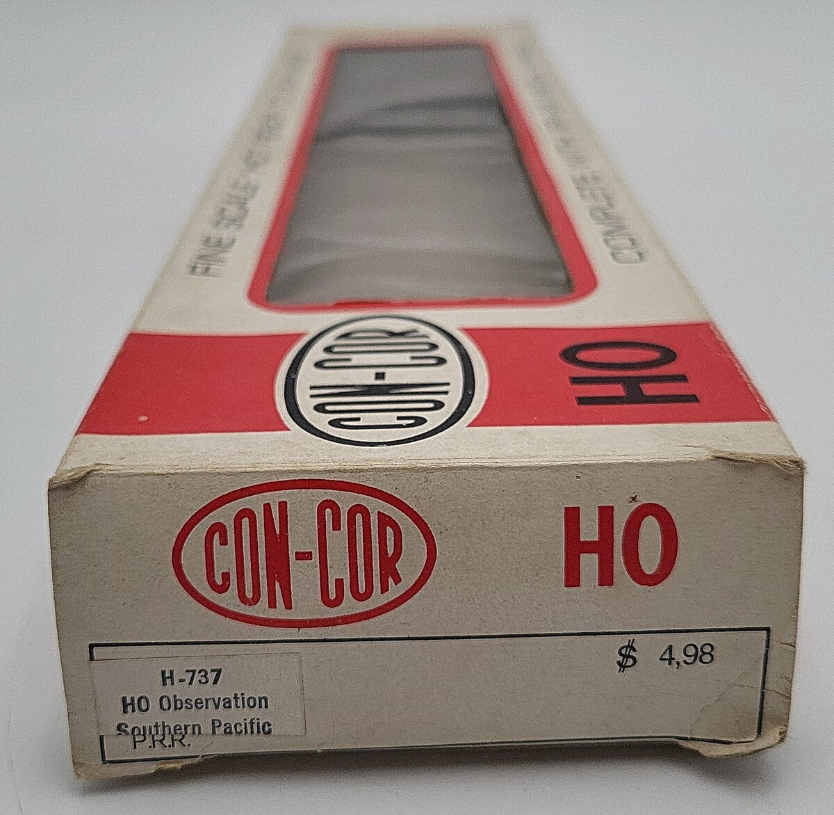 Con-Cor H-737 HO Scale Southern Pacific Observation Car VG/Box