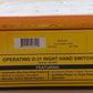 MTH 40-1004 O 31 RealTrax Nickel Silver Right Hand Remote Switch Turnout VG/Box