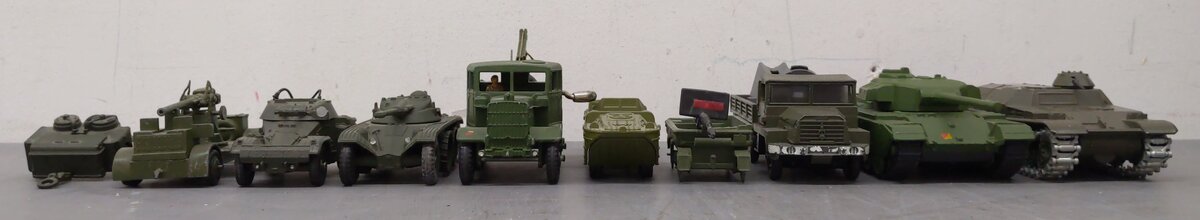 Dinky Toys & Solido Cast Military Vehicles [10] EX