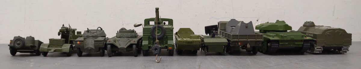 Dinky Toys & Solido Cast Military Vehicles [10] EX