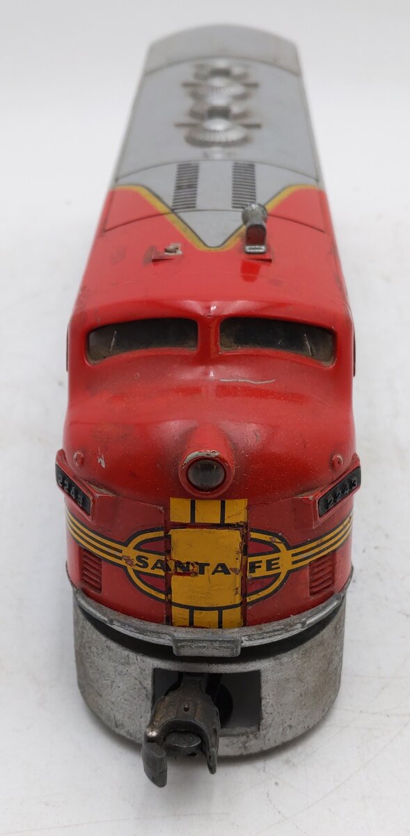 Lionel 2343P Vintage O Santa Fe F3 Powered A Unit Diesel Locomotive VG/Box