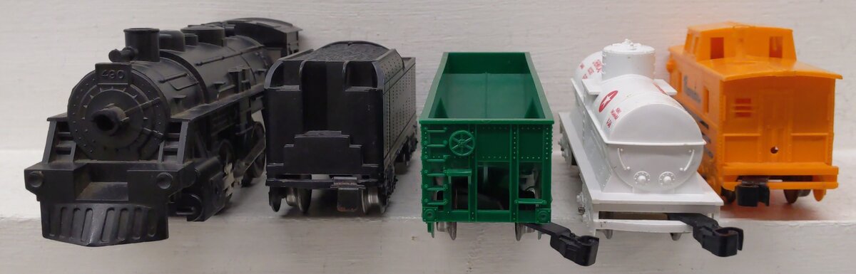 Marx 4371 Vintage Electric Train Railroad & Village Construction Set VG