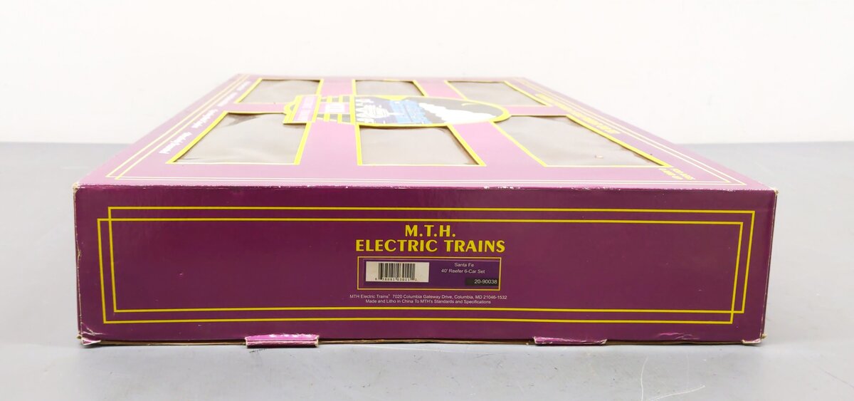 MTH 20-90038 O Santa Fe Premier Reefer Cars (Set of 6) EX/Box
