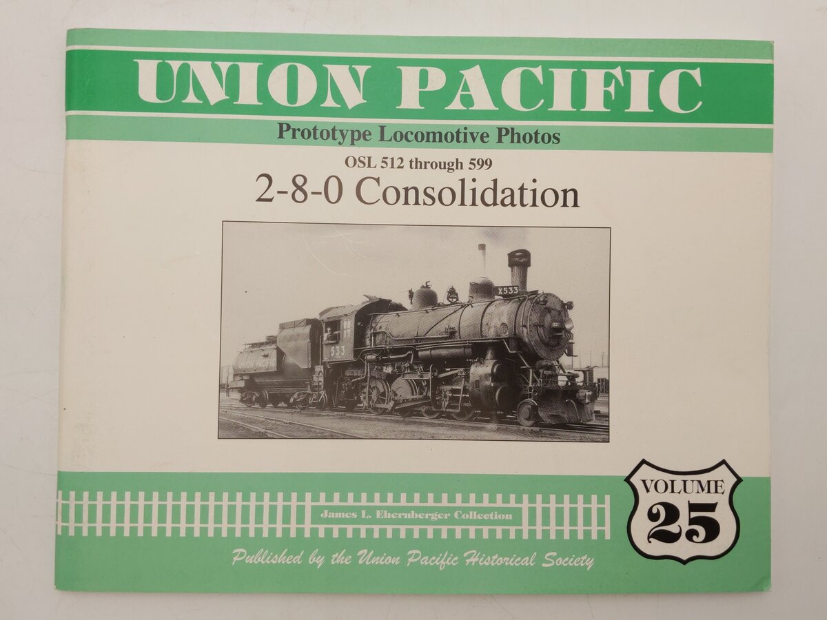 Union Pacific Prototype Locomotive Photos OSL 512-599 Paperback Book EX
