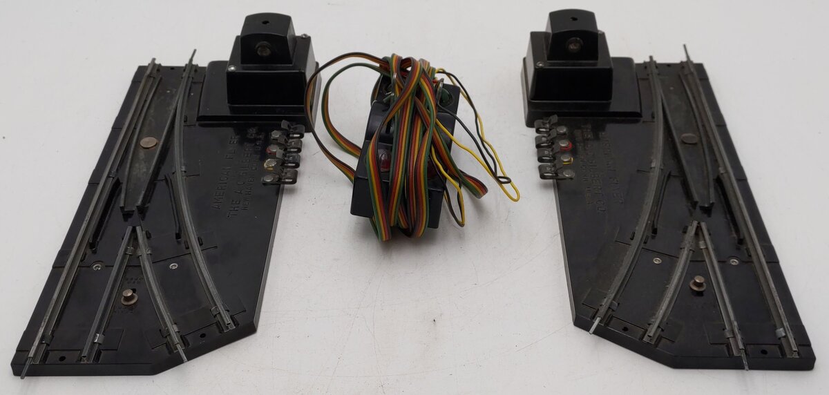 American Flyer 720A Vintage S Electric Remote Control Switches (Pair) EX/Box