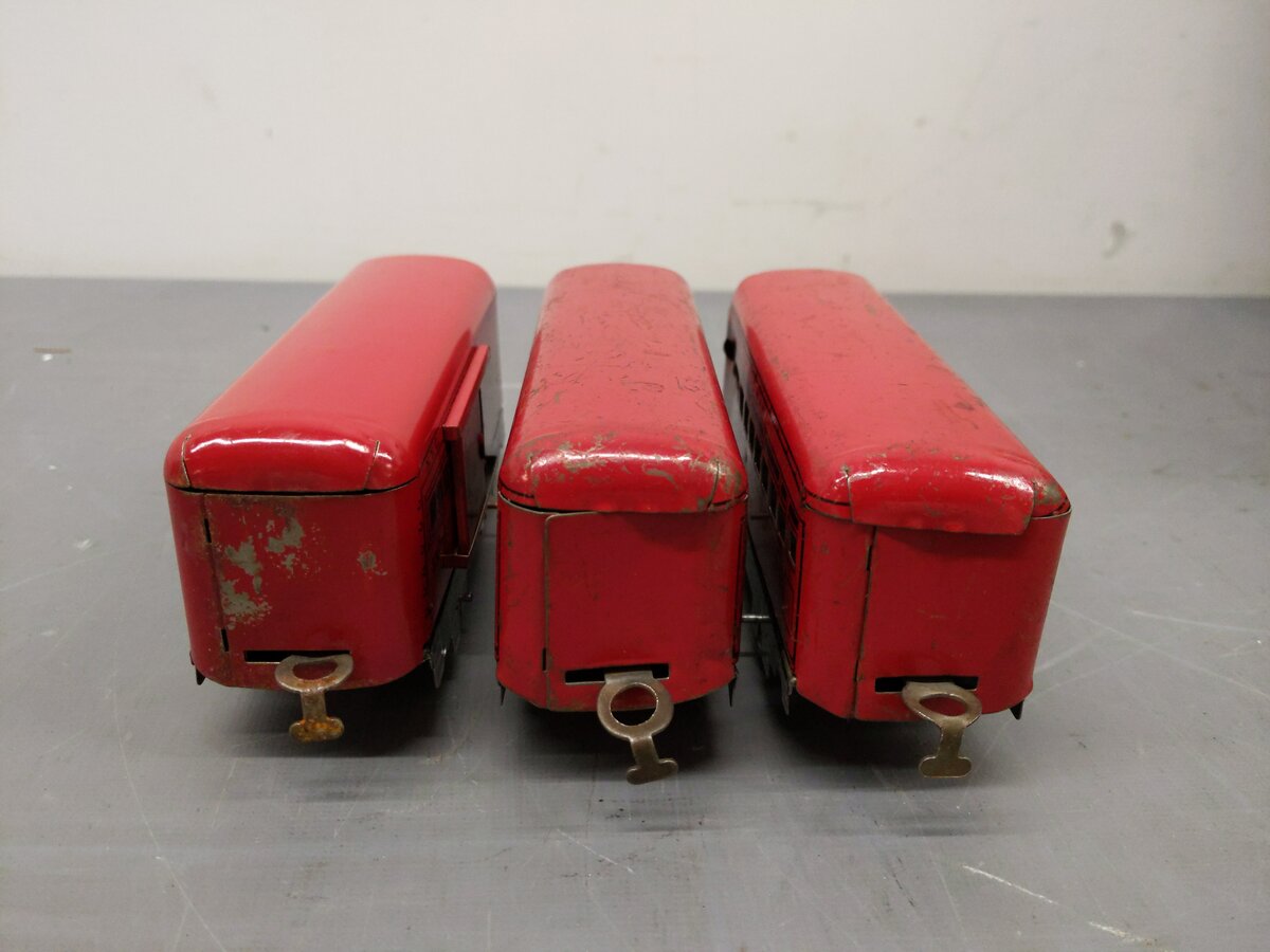 Marx  Vintage O Passenger Cars : 547, 246, 245 [3] VG