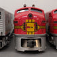 Lionel 2353 Vintage O Santa Fe F-3 ABA Diesel Locomotive Set EX