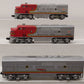Lionel 2353 Vintage O Santa Fe F-3 ABA Diesel Locomotive Set EX