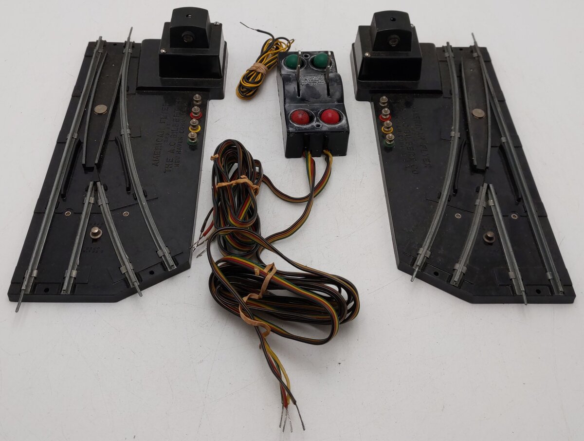 American Flyer 720A Vintage S Electric Remote Control Switches (Pair) VG/Box