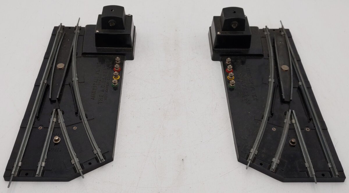 American Flyer 720A Vintage S Electric Remote Control Switches (Pair) VG/Box