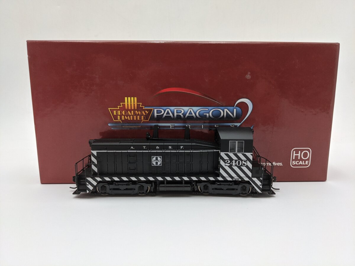 Broadway Limited 2621 HO Santa Fe EMD NW2 Paragon2 w/DCC #2408 EX/Box