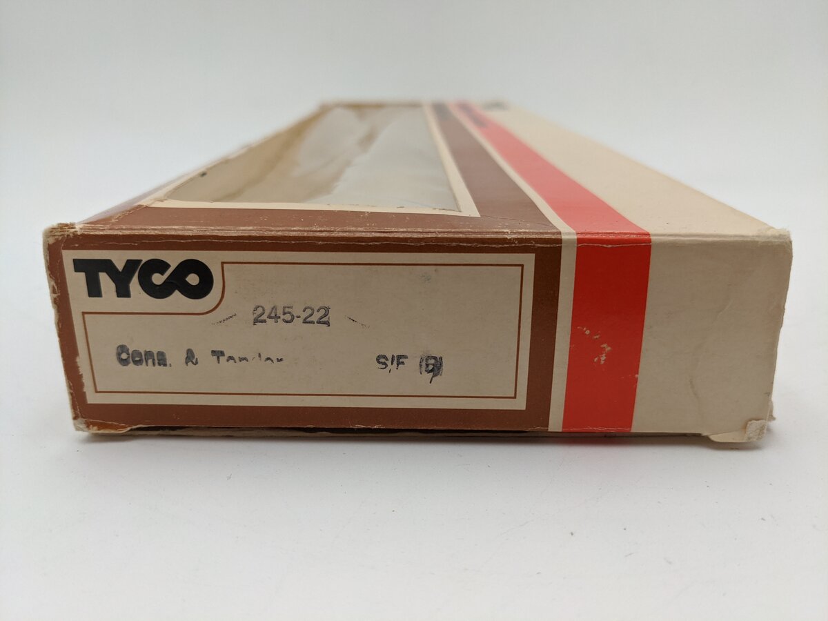 Tyco 245-22 HO Scale Santa Fe 2-8-0 Locomotive & Tender #638 EX/Box