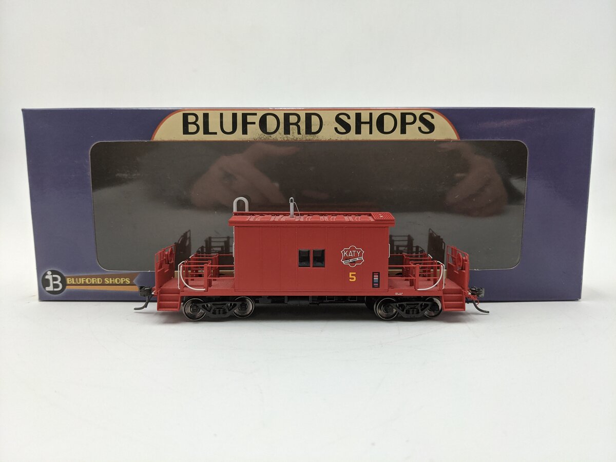 Bluford Shops 35050 Steel Transfer Caboose w/Short Roof - Ready to Run EX/Box