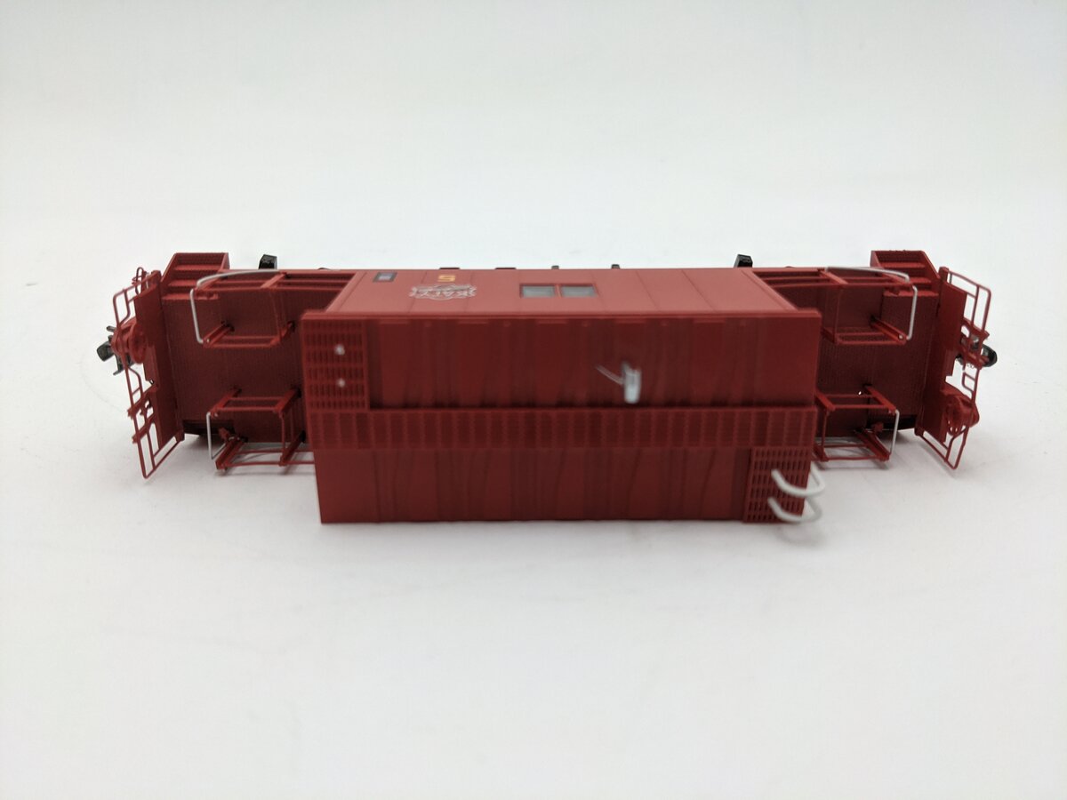 Bluford Shops 35050 Steel Transfer Caboose w/Short Roof - Ready to Run EX/Box