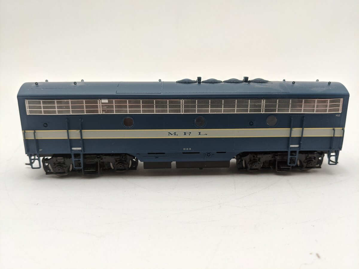 InterMountain 49512WD-01 HO Scale MP EMD F7B Diesel Locomotive #619B EX/Box