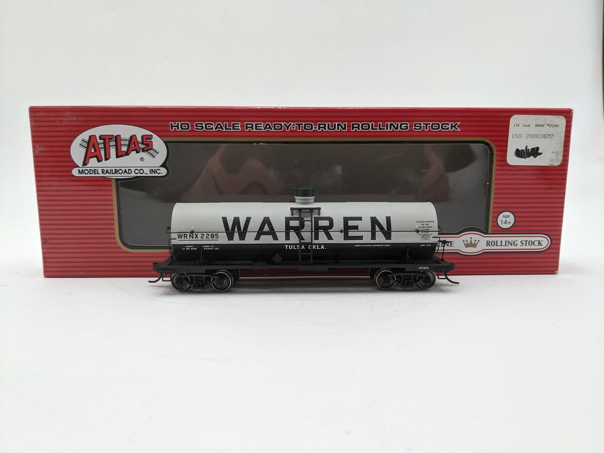 Atlas 20002637 HO WRNX 11,000 Gallon Tank Car #2285 EX/Box