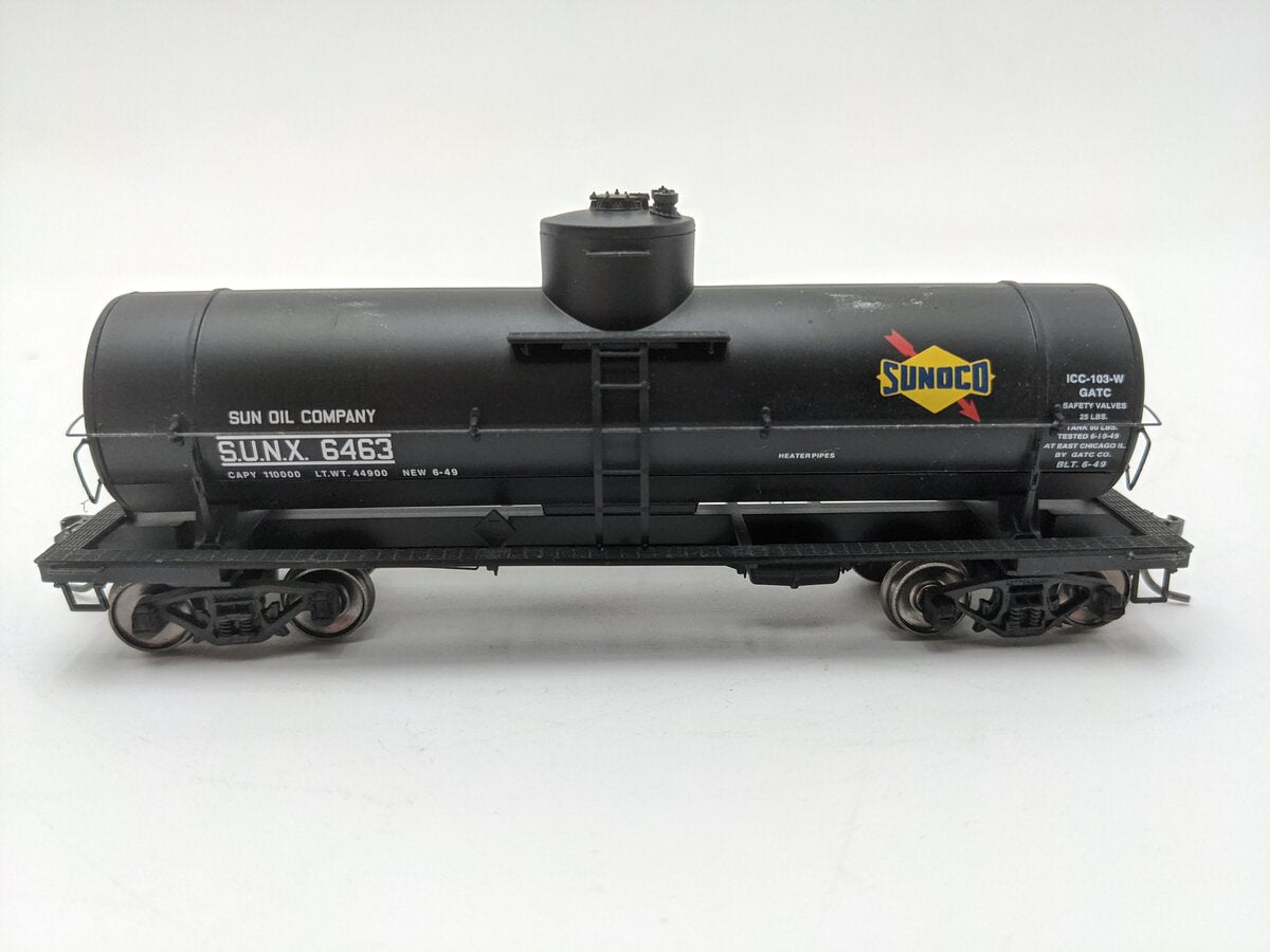 Red Caboose RR-33010-50 HO Sunco 103W 10K Gallon Welded Tank Car #6463 EX/Box