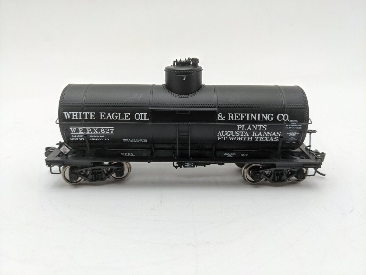 Walthers 920-100520 HO White Eagle Oil Type 21 ACF 10K Gallon Tank Car RTR #627 EX/Box
