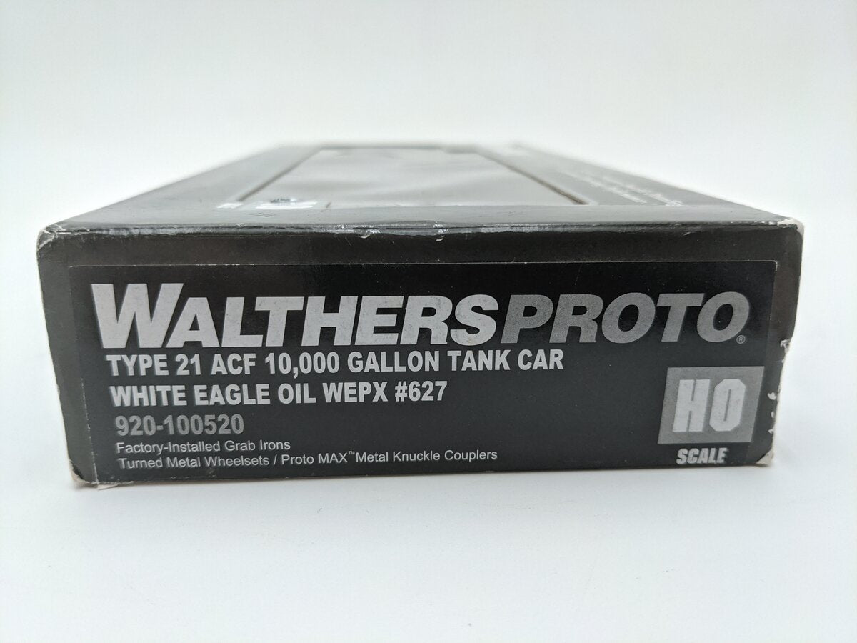 Walthers 920-100520 HO White Eagle Oil Type 21 ACF 10K Gallon Tank Car RTR #627 EX/Box