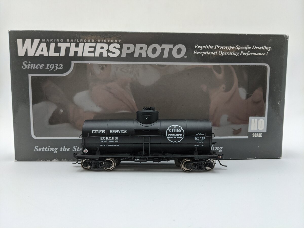 Walthers 920-100401 HO Cities Service EORX 32'6 21 ACF 10000G Insulated Tank Car EX/Box